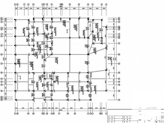 8层框架结构综合大楼结构施工CAD图纸 - 3