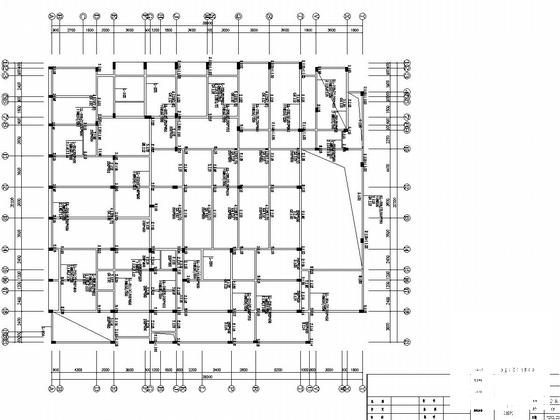 8层框架结构综合大楼结构施工CAD图纸 - 4