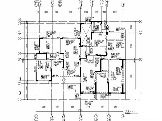 地上28层剪力墙结构住宅楼结构施工CAD大样图 - 4