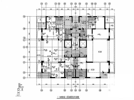 小区31层剪力墙结构住宅楼结构施工图cad - 5