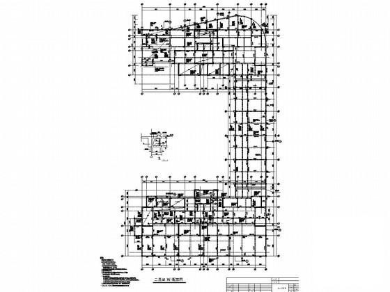 地上30层剪力墙结构住宅楼结构施工CAD大样图 - 2
