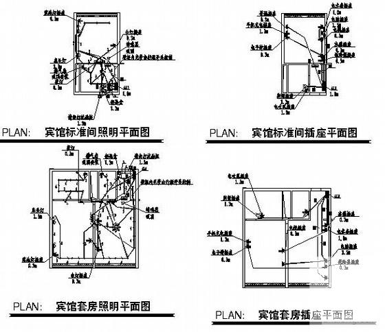 宾馆电气设计图纸 - 1