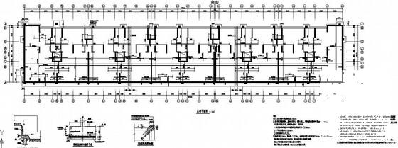 9层剪力墙结构住宅楼结构施工CAD图纸（车库） - 1