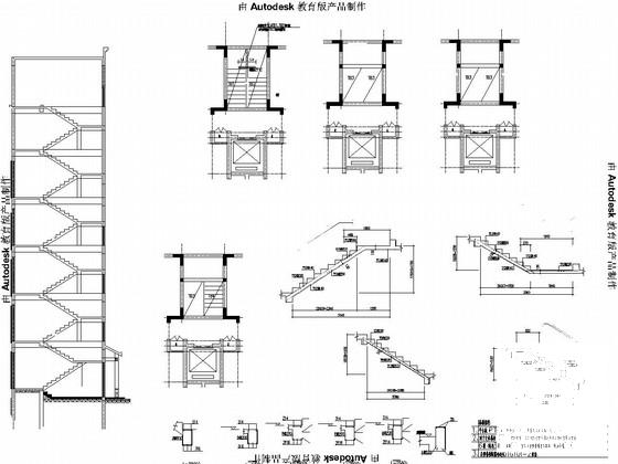 11层剪力墙结构住宅楼结构施工CAD大样图(筏基) - 4