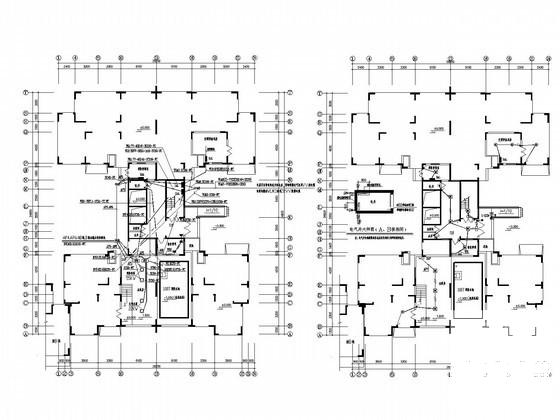 住宅楼电气设计图纸 - 1