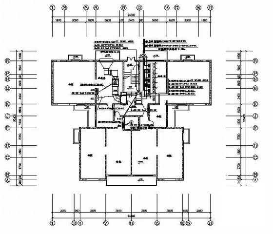 住宅楼电气设计图纸 - 1