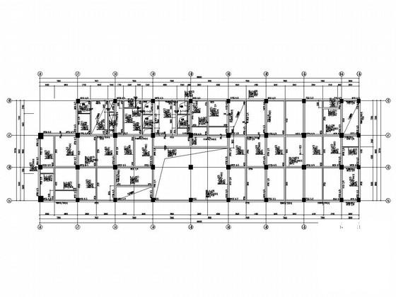 10层框架结构办公楼结构施工CAD图纸（地下1层） - 2