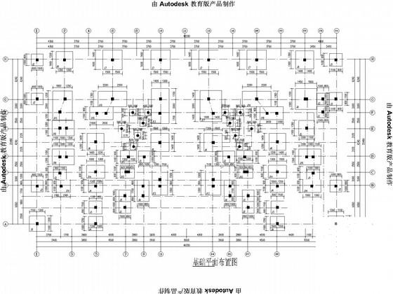 2层框架茶楼结构施工CAD图纸 - 1