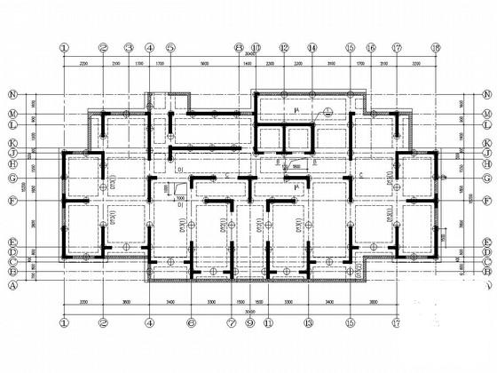 三栋32层剪力墙结构住宅楼结构施工CAD图纸 - 1