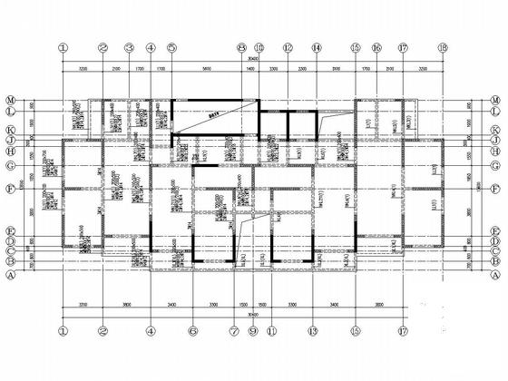 三栋32层剪力墙结构住宅楼结构施工CAD图纸 - 4