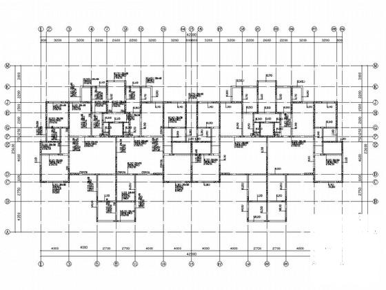 两栋7层剪力墙结构住宅楼结构施工CAD图纸 - 3