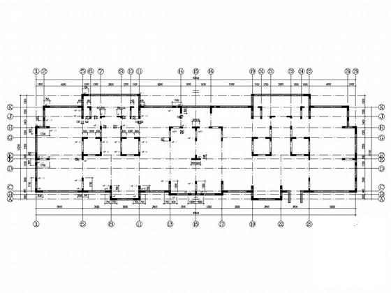 两栋地上17层剪力墙结构住宅楼结构施工CAD图纸 - 3