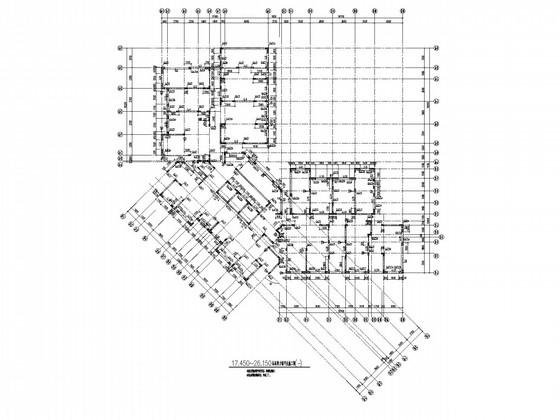 33层商贸大厦剪力墙部分结构施工CAD图纸 - 1