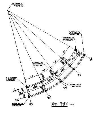 景桥结构施工CAD图纸（总共6张） - 3