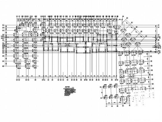 18层剪力墙结构商住楼结构施工CAD大样图 - 1