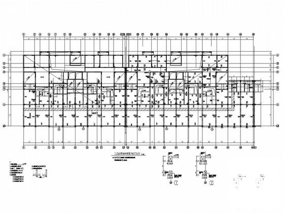 地上15层剪力墙结构商住楼结构施工CAD图纸 - 3