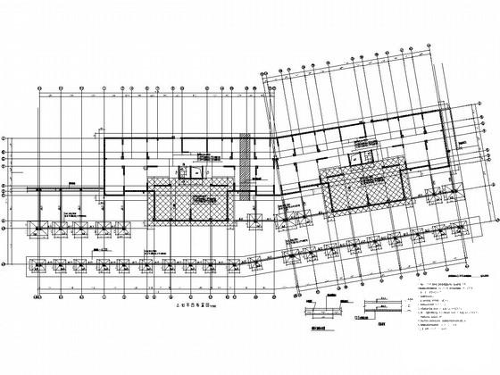 16层剪力墙结构商住楼结构施工CAD图纸 - 1