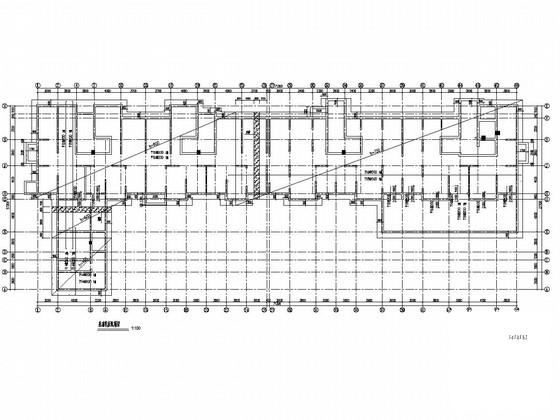 12层与17层剪力墙结构商住楼结构施工CAD图纸 - 2