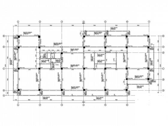 傣式屋顶框架住宅结构施工CAD图纸 - 1