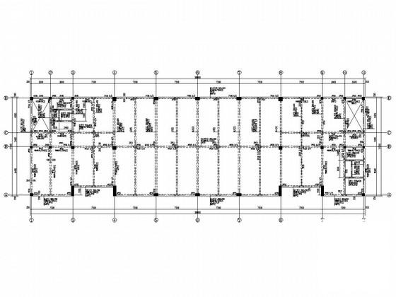 两层框架结构交警大队业务技术用房结构施工CAD图纸 - 3