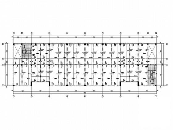 两层框架结构交警大队业务技术用房结构施工CAD图纸 - 4