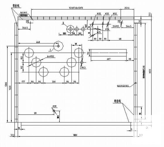 ZGS9-H-800密封式组合变压器全套箱体CAD大样图 - 3