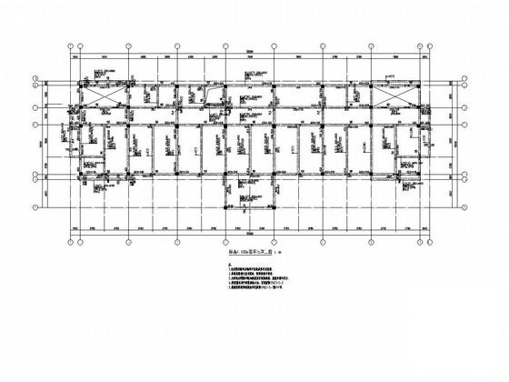 地上4层框架结构综合大楼结构施工CAD图纸 - 3