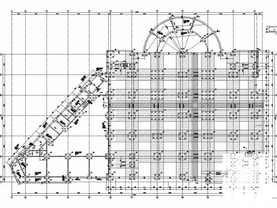 5层重点大学科技创意文体馆结构施工CAD图纸 - 2