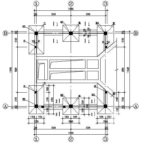 单层框架结构图纸 - 3