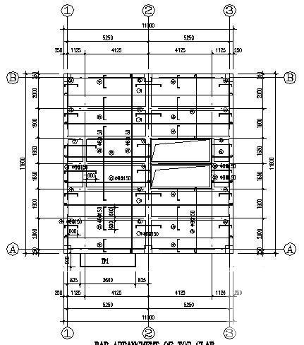 单层框架结构图纸 - 4