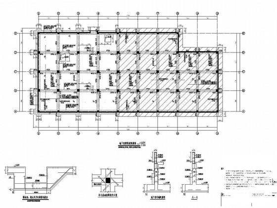 6层框架结构住院楼结构施工CAD图纸 - 1