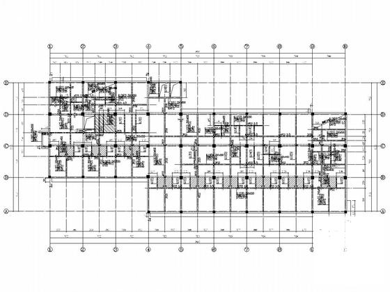 6层框架结构住院楼结构施工CAD图纸 - 4