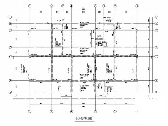 筏板基础施工图纸 - 4