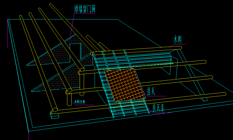 农村别墅施工图图纸 - 4