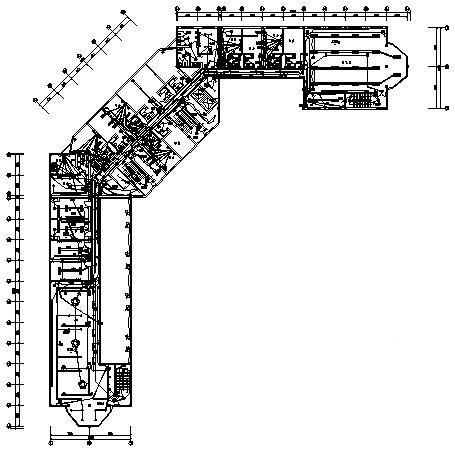 10层大厦电气施工CAD图纸（二级负荷） - 2