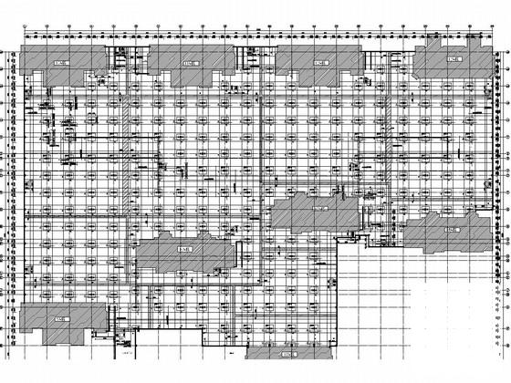 20000平地下1层框架结构车库结构施工CAD图纸 - 2