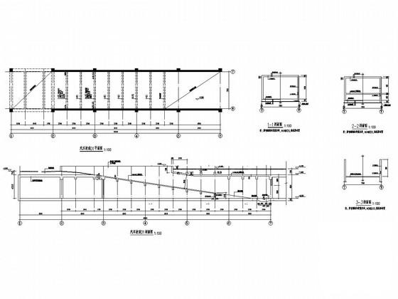 20000平地下1层框架结构车库结构施工CAD图纸 - 5