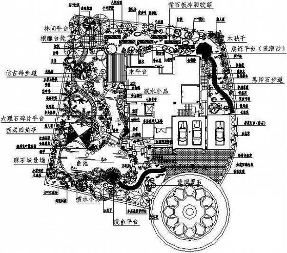 别墅庭院景观设计 - 1