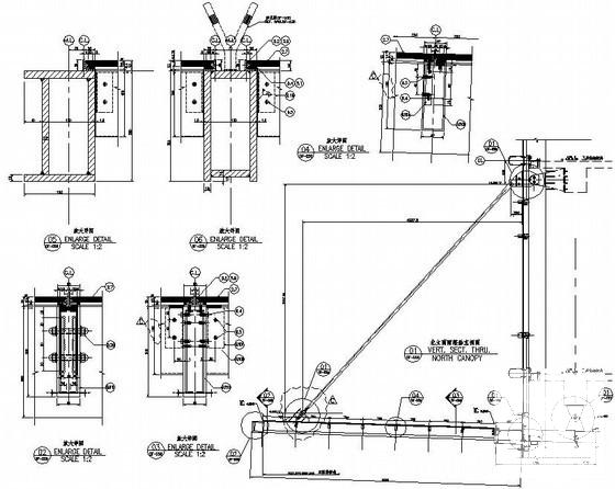 雨棚结构施工图 - 1