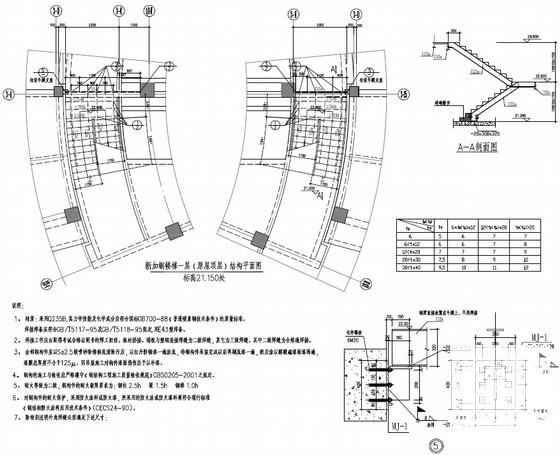 钢楼梯施工图纸 - 1