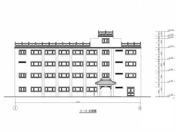 酒店宿舍砖混维修改造工程(建施)_CAD - 1