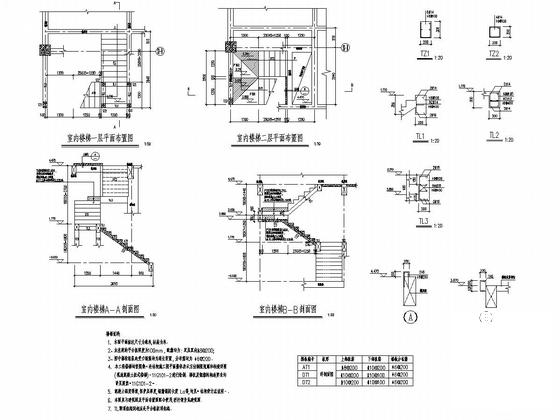 两栋3层沿街商业及辅助用房结构施工CAD大样图 - 5