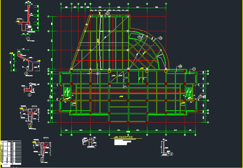 泰宸12层商务中心结构送审CAD施工大样图 - 4