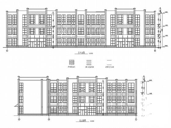 3层城市供水水质化验中心楼结构施工CAD图纸 - 1