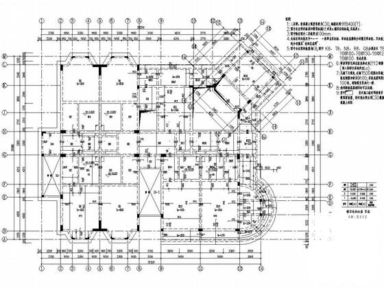 1288平米地上两层俄罗斯风情酒店结构施工CAD大样图 - 3