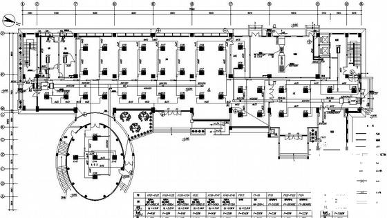 8层物流中心空调施工CAD图纸 - 1