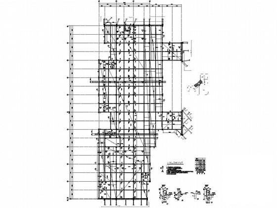 地上4层框架结构C区商业区结构施工CAD图纸 - 2