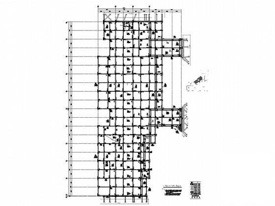 地上4层框架结构C区商业区结构施工CAD图纸 - 3