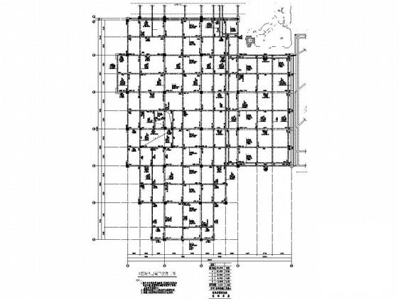 地上4层框架结构E区商业区结构施工CAD图纸 - 3