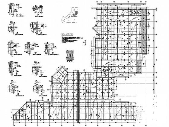 地上4层框架结构B区商业区结构施工CAD图纸 - 3